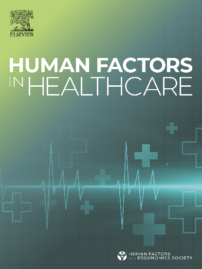 Human Factors in Healthcare Journal Cover
